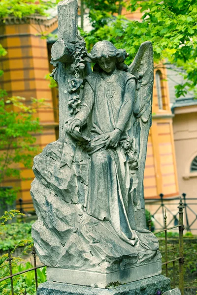 Ángel de piedra . — Foto de Stock