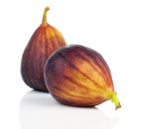 Fresh figs on a white background — Stock Photo, Image