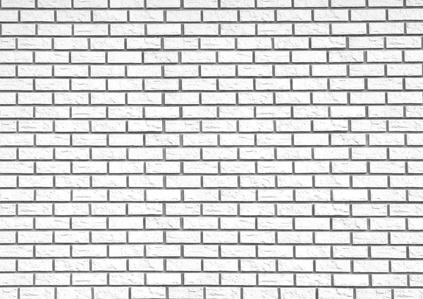 White grunge brick wall background — Stock Photo, Image