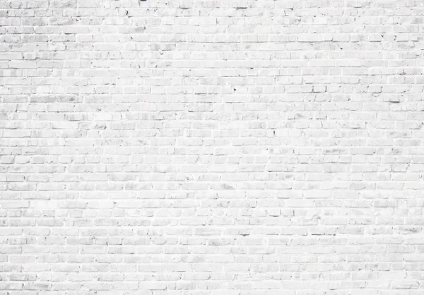 White grunge brick wall background — Stock Photo, Image