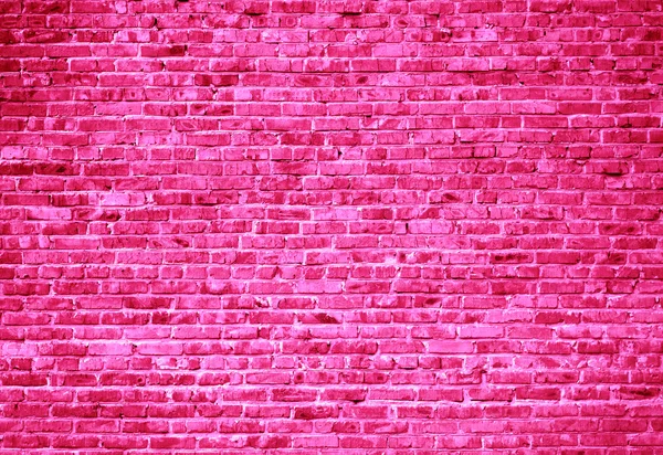 Rosa Ziegelwand Hintergrund — Stockfoto