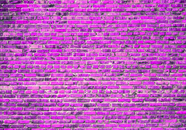 Violeta parede de tijolo fundo — Fotografia de Stock