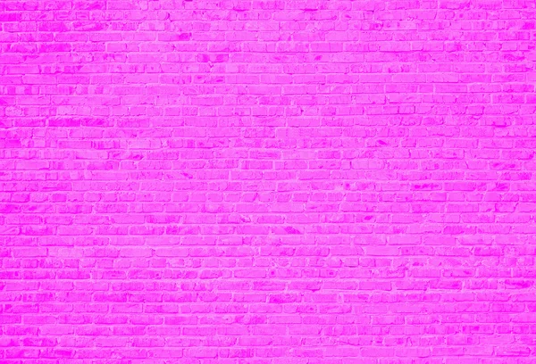 Parede de tijolo rosa fundo — Fotografia de Stock