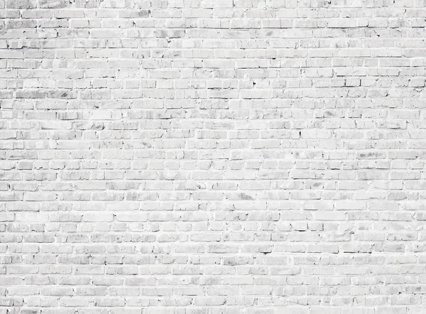 Witte grunge baksteen muur achtergrond — Stockfoto