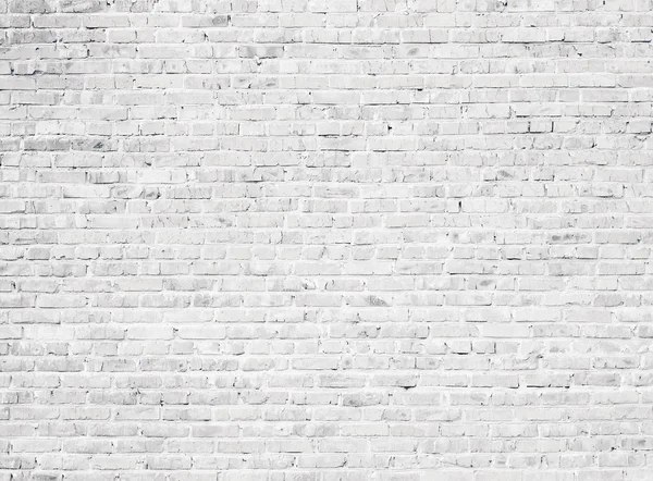 White grunge brick wall background — Stock Photo, Image