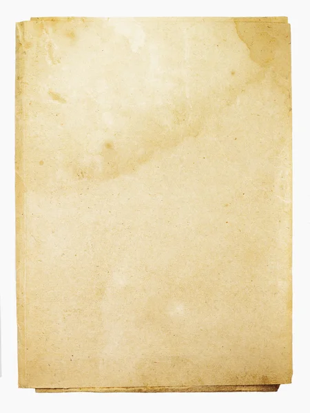 Pasta antiga isolada no fundo branco — Fotografia de Stock