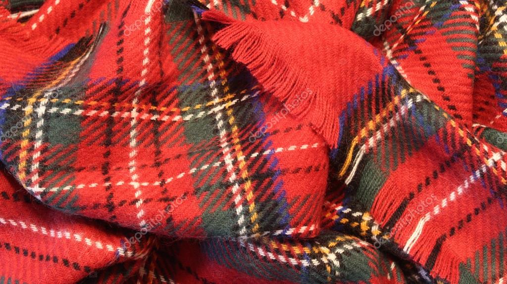Tartan Plaid Scarf — Stock Photo © blindaseyelook 56554141