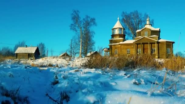 Ancient Orthodox Churches Monuments Ancient Architecture Gradually Being Restored — Stock Video