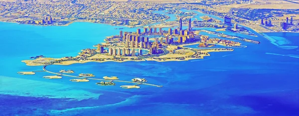 De Pearl Qatar Stockfoto
