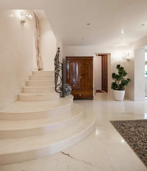 Luxury mansion, staircase — Stock Photo, Image