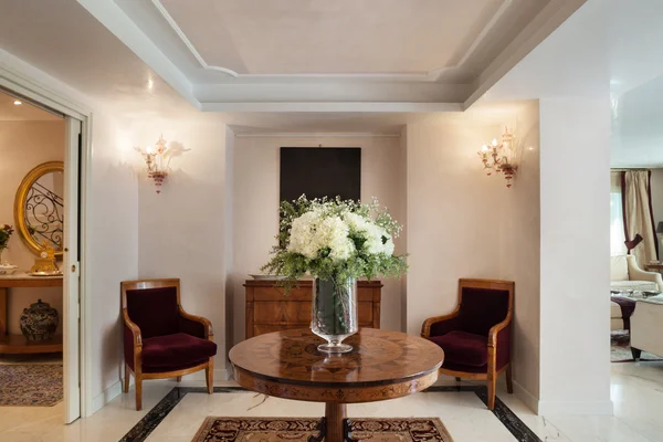 Luxury mansion, sitting room — Stock Photo, Image