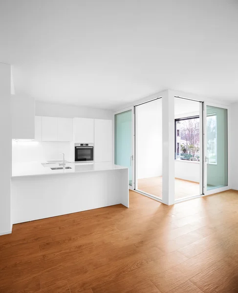 Interieur van moderne appartement, keuken — Stockfoto