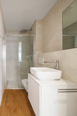 İç modern daire, banyo