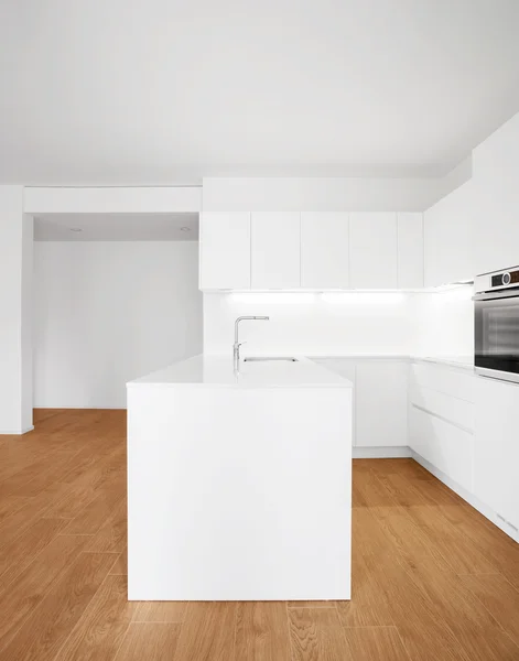 Interiör av modern lägenhet, kök — Stockfoto