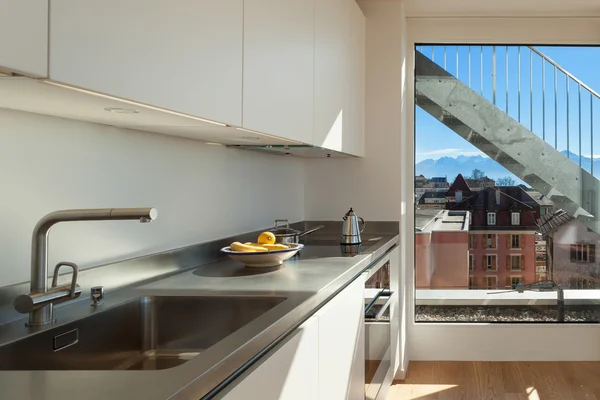 Nice kitchen interior — Stock Photo, Image