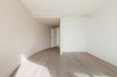 modern bir daire boş oda