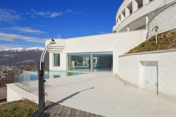 Terrazza di edificio moderno — Foto Stock