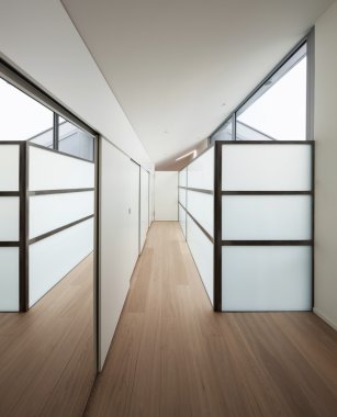 Duvar dolaplar ile iç, koridor