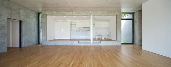 A konkrét apartman modern konyha — Stock Fotó