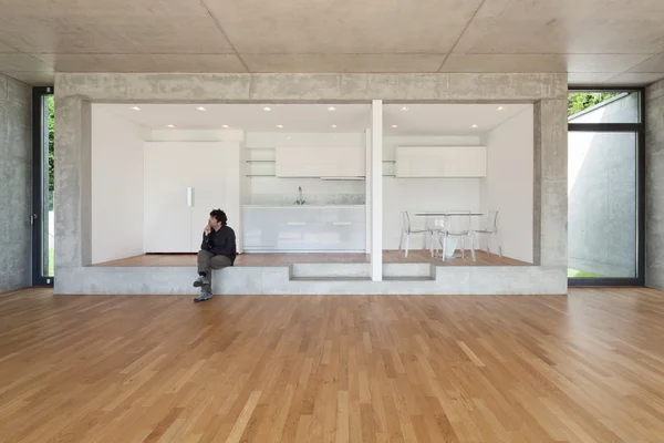 Cocina de apartamento de hormigón — Foto de Stock