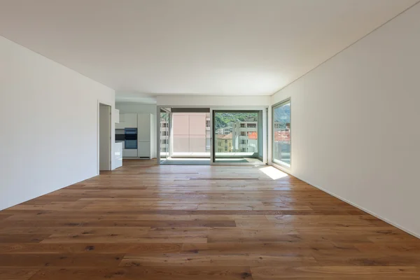 Intérieur, chambre avec balcon — Photo