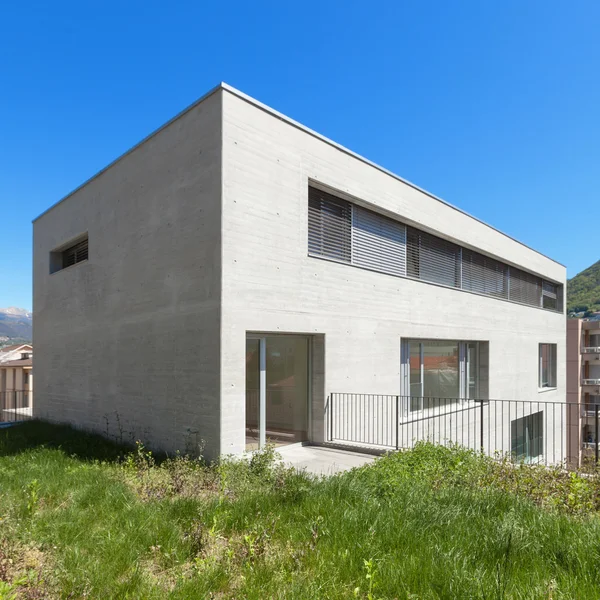 Modern building in cement, exterior — Stock Photo, Image