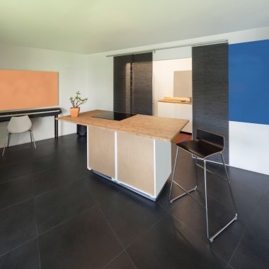 Bir stüdyo daire iç,