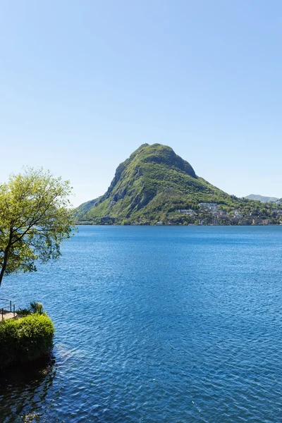 Lago Lugano, Suiza — Foto de Stock