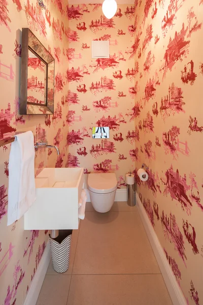 モダンな家、モダンなトイレ — ストック写真