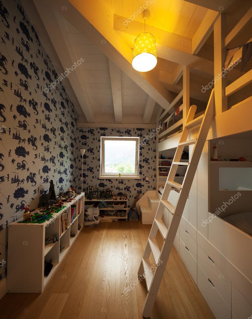 Modern ev, modern yatak odası — Stok Foto © Zveiger 114349148