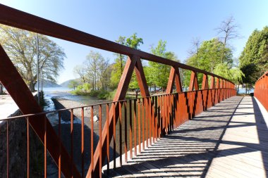Baharda köprü Nehri Lugano