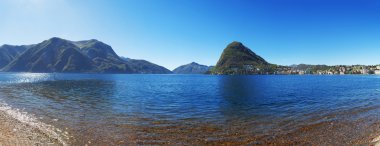 Ciani Lugano park, Tessin gölden görünümünü