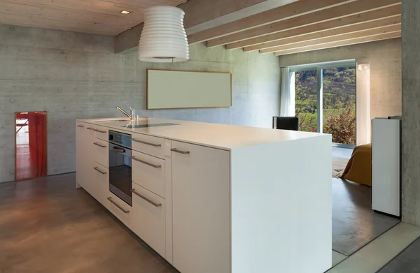 Interior, modern kitchen island — Stock Photo, Image