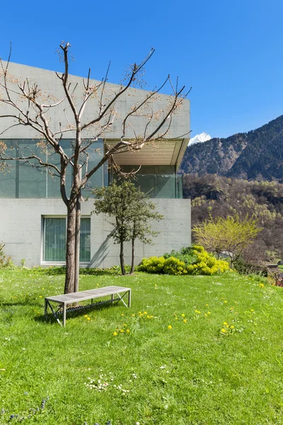 Mountain house in cement, outdoors — Stock Photo, Image