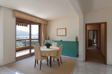 iç mekan, yemek masası