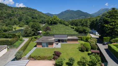 Bir yerleşim bölgesinin havadan görüntüsü