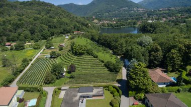 Bir yerleşim bölgesinin havadan görüntüsü