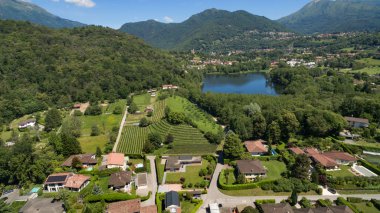 Bir yerleşim bölgesinin havadan görüntüsü