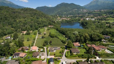 Bir yerleşim bölgesinin havadan görüntüsü