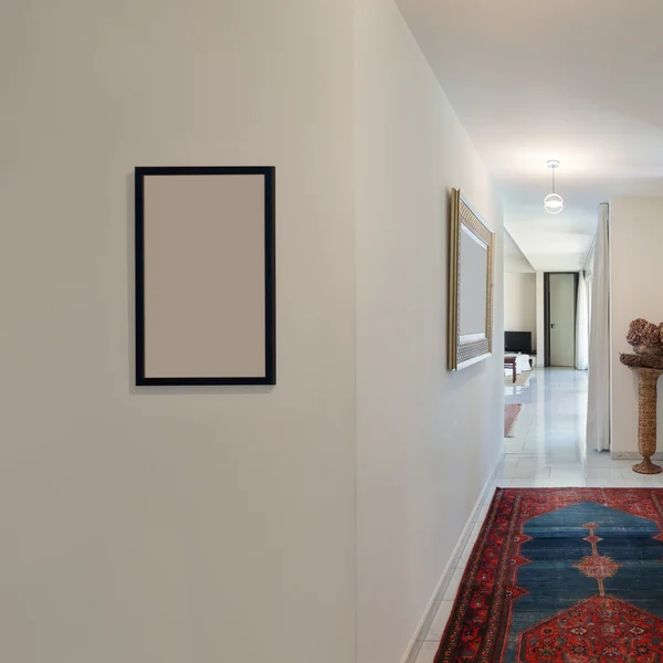 Koridor moderní dům — Stock fotografie