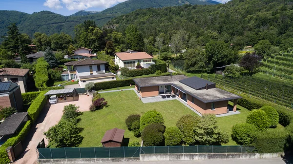 Residential area, top view — Stock Photo, Image