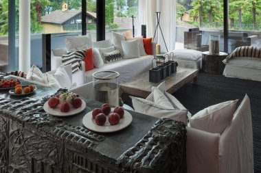 modern oturma odası