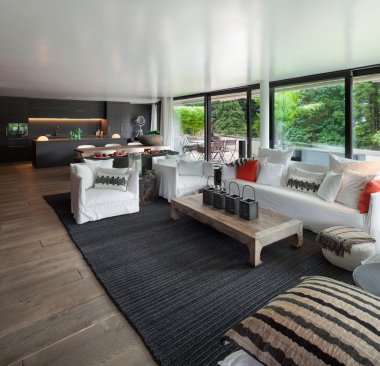 modern oturma odası