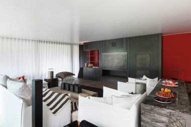 modern oturma odası