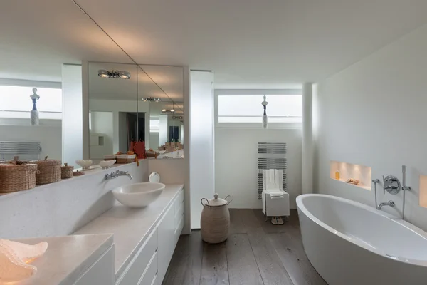 Interno, bagno confortevole — Foto Stock