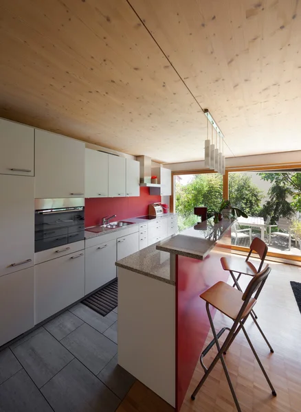 Interieur, moderne keuken — Stockfoto