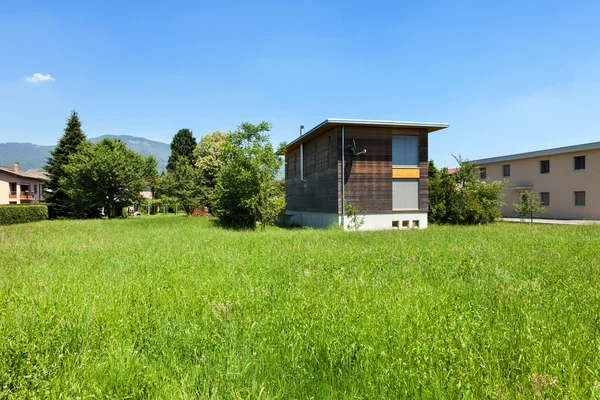 Eco house, outdoors — Stock Photo, Image