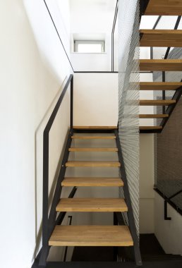 iç, modern dağ evi