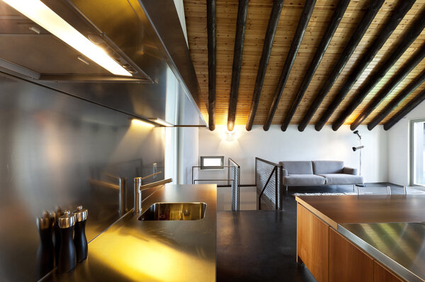 Interior, chalet moderno — Foto de Stock
