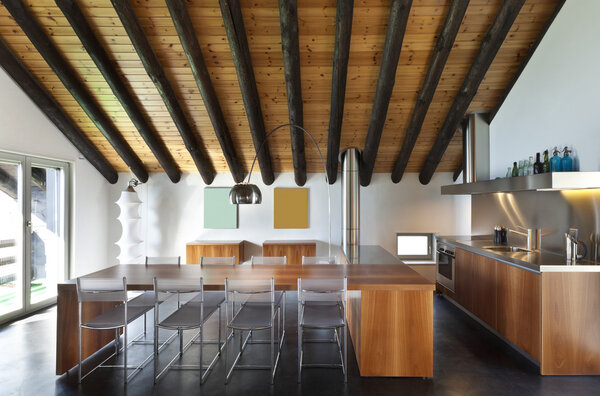 Interior, chalet moderno — Foto de Stock